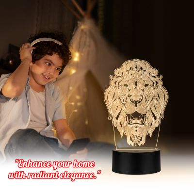 Lion-Art Lion Head Design Lamp